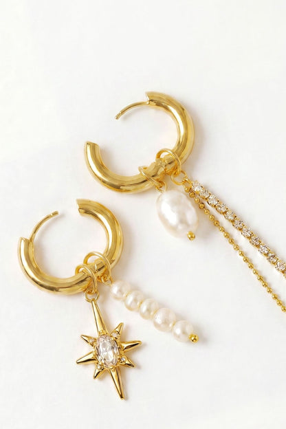 Gold Thriller Earrings