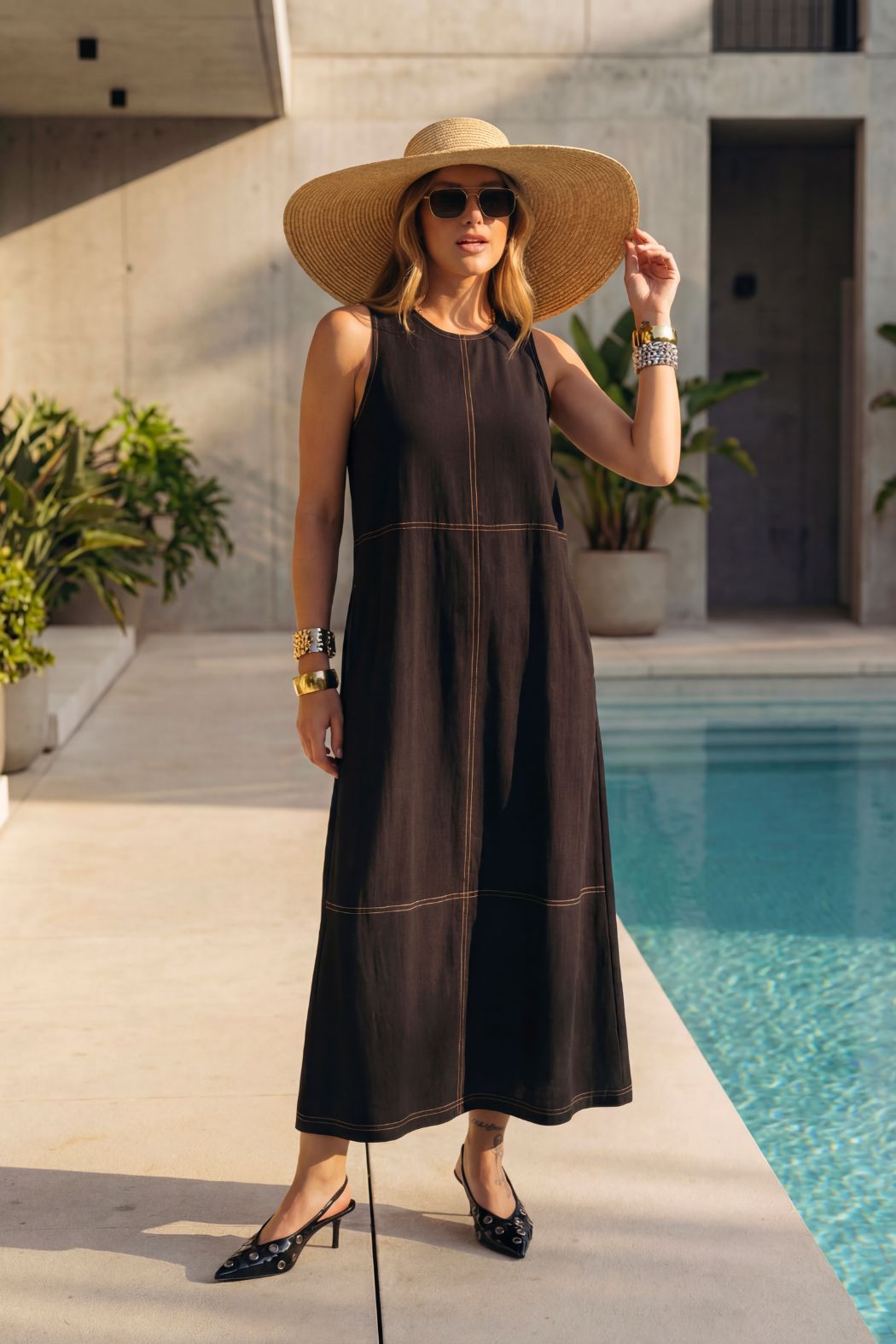 Black A-Line Dress