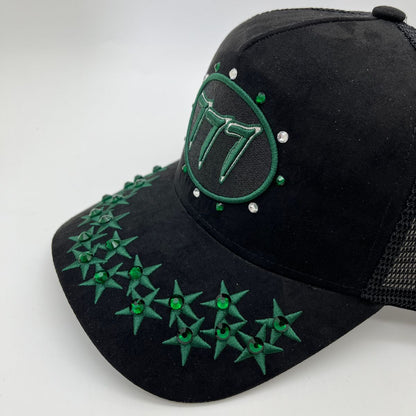 Hudson - 777 Circle Trucker hat - Hunter/Black V1