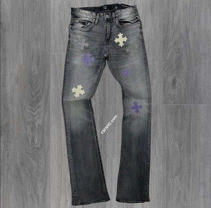 SYP - stacked Patch Denim - Smoked Grey 2344