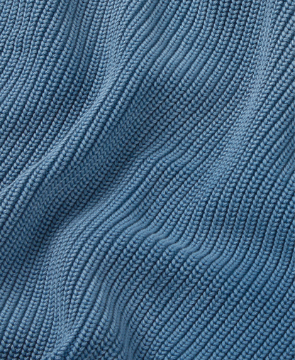 7 Gauge 'Faded Blue' Knit