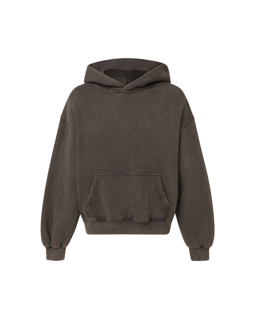 450 GSM 'Vintage Dark Brown' Hoodie