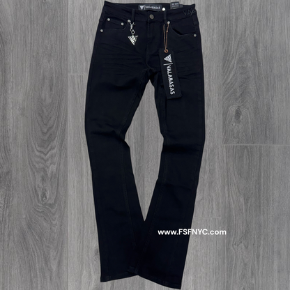Valabasas - Mr Stacked Jeans - Jet Black - 1005