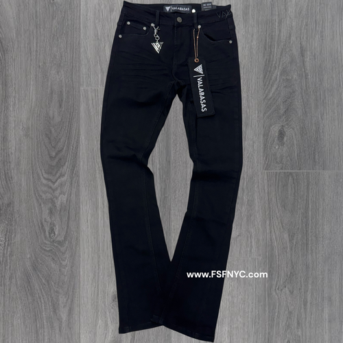Valabasas - Mr Stacked Jeans - Jet Black - 1005