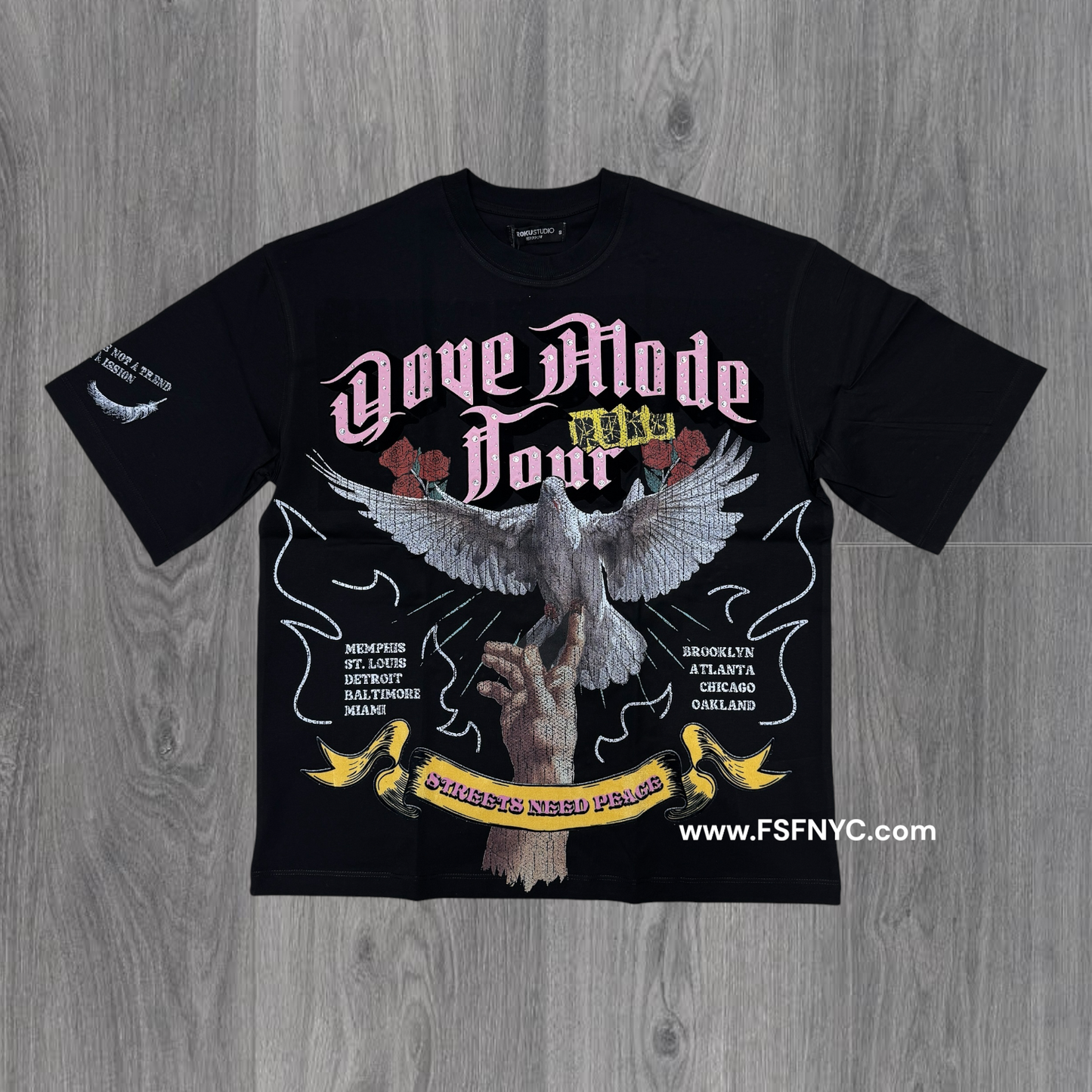 Roku - Dove Mode Tee - Black 1986
