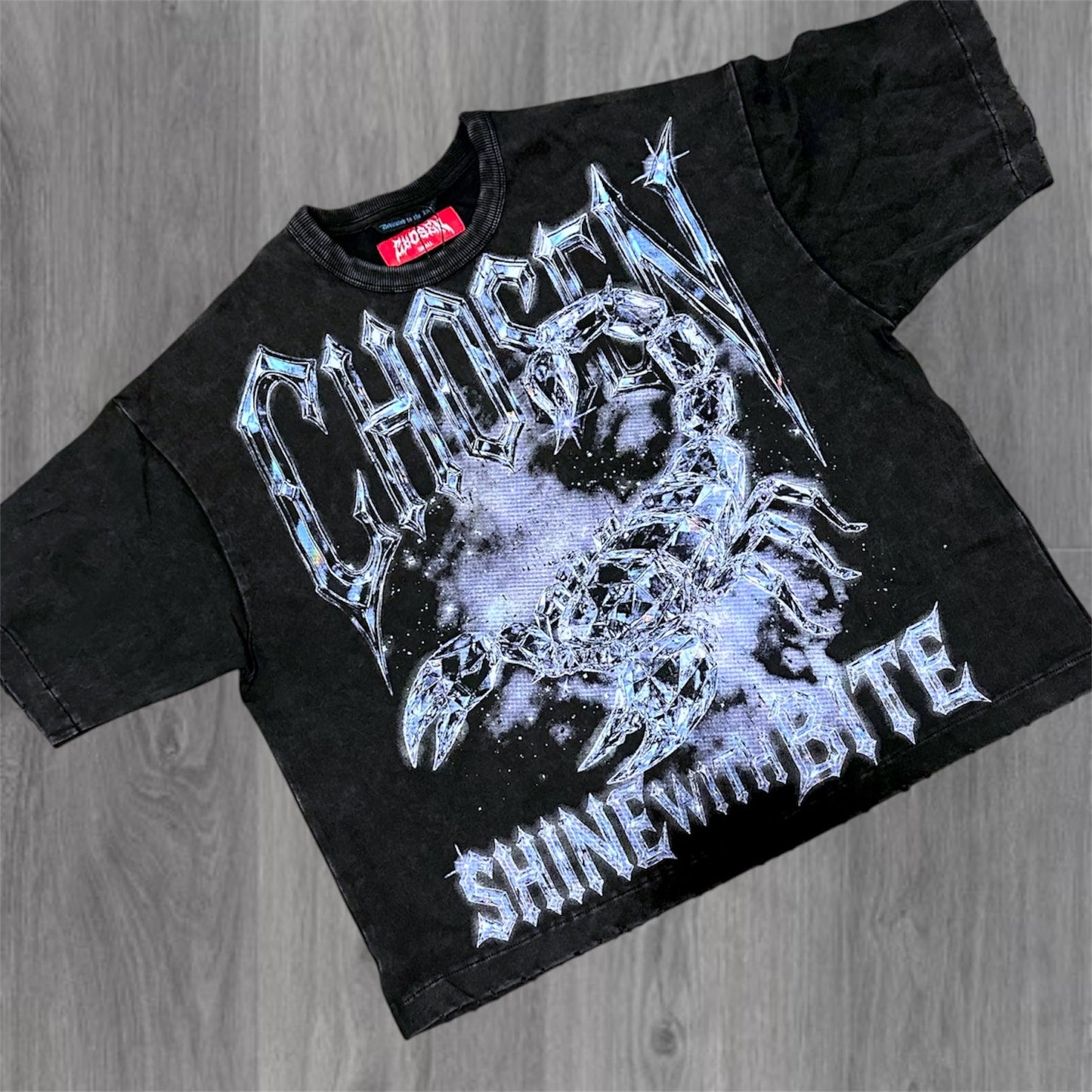 Shine With Bite T-shirt - Black- 6121z