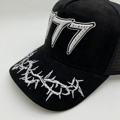 Hudson - “Chains” 777 Trucker hat - Black/White V2