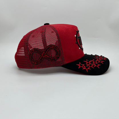 Hudson - “Stars” 777Trucker hat - RED V1