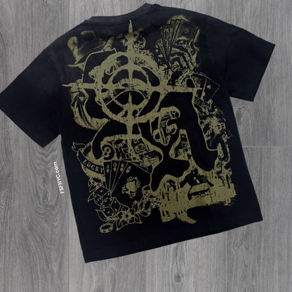 Space - Poker T-shirt - Black - TS03