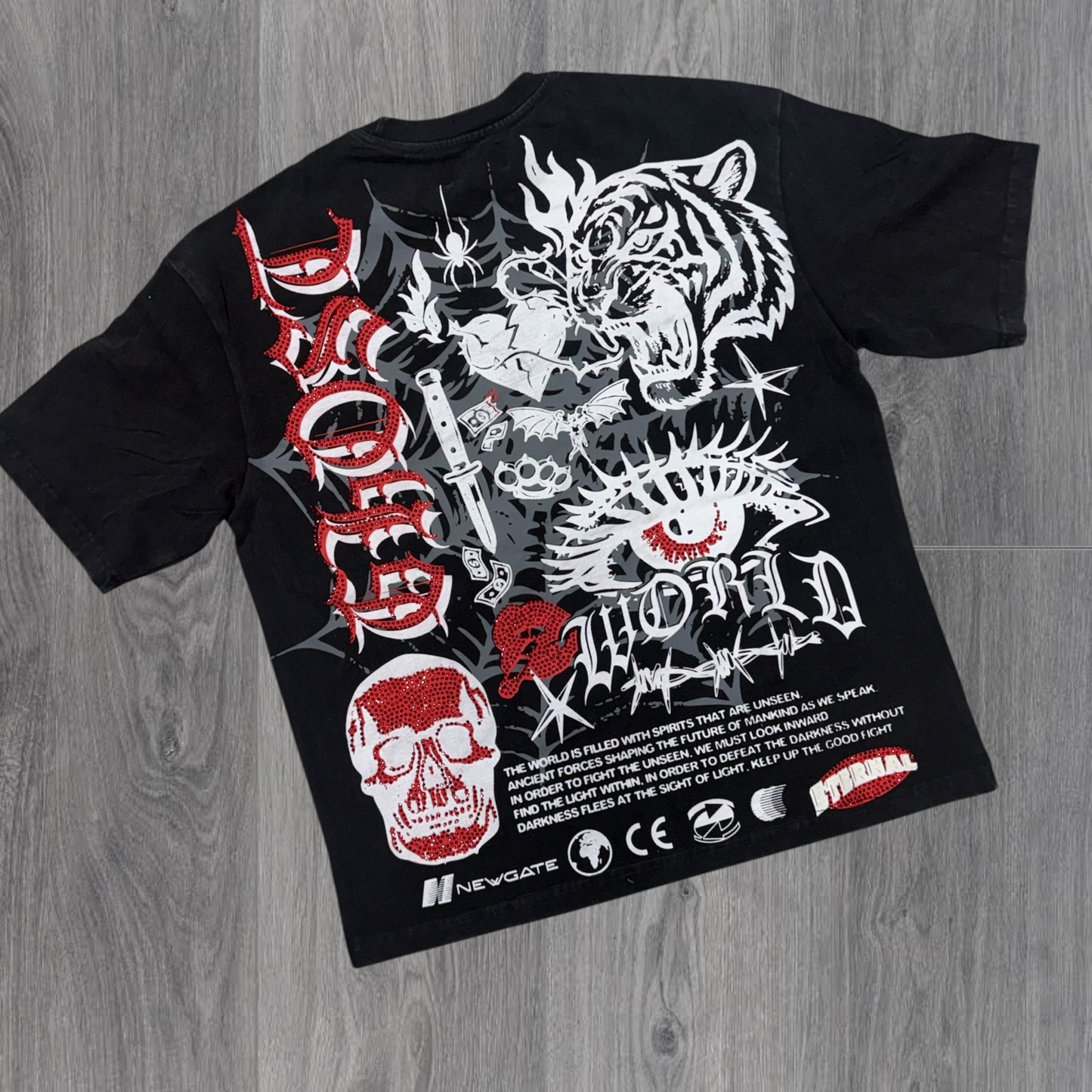 Ghost Wrld - Web Tee - Black GST6