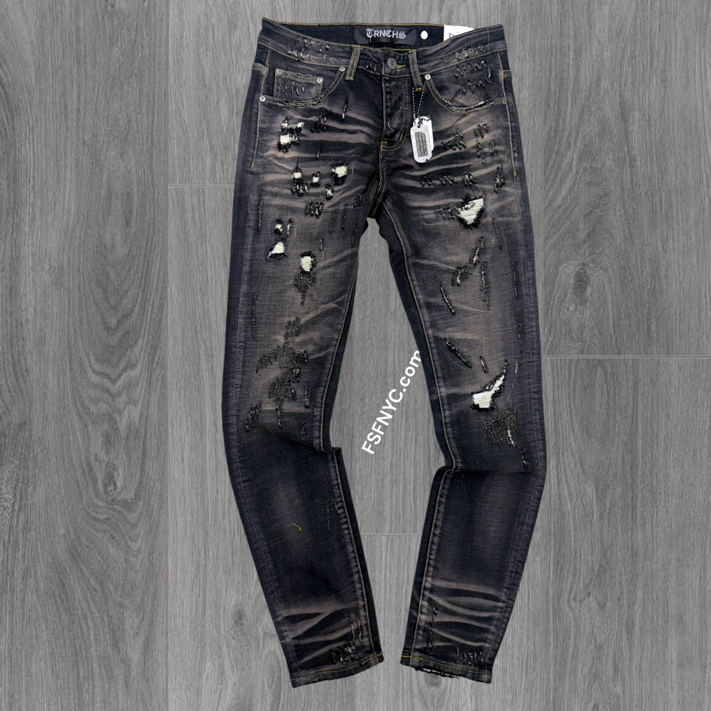 TRNCHS - Tyrant Slim Denim - DK Blue - 0025
