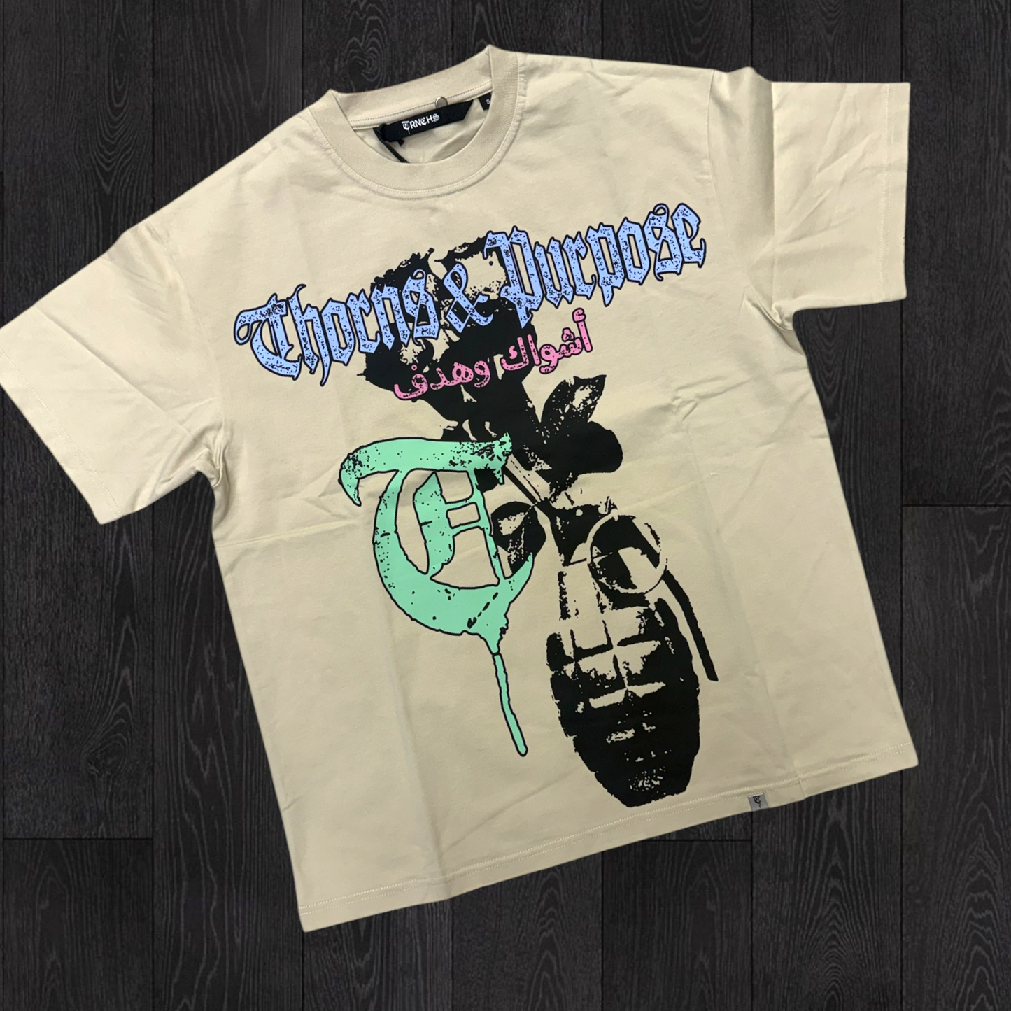 Trnchs - Rise T-Shirt - Lt Beige