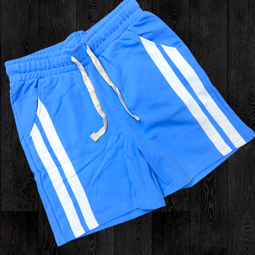 Narr - Stripe Sweat Shorts - L.Blue
