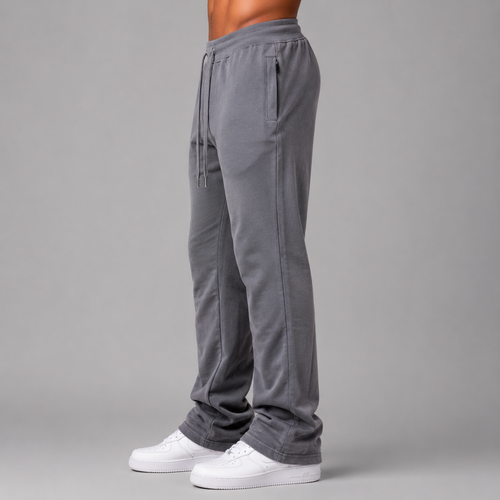 Narr - Sweat Pants Stacked - Steel Grey - P1030