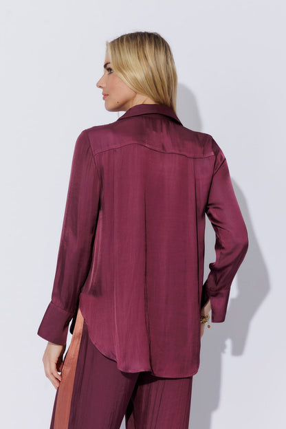 Cherry Glow Brit Blogger Shirt