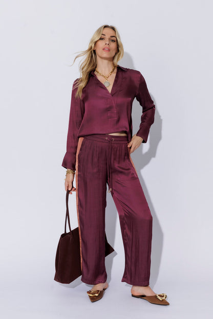 Cherry Glow Brit Blogger Shirt