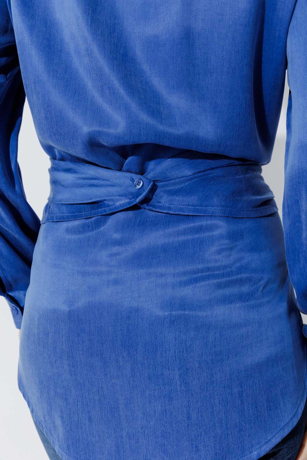 Cobalt Cupro Charlie Shirt