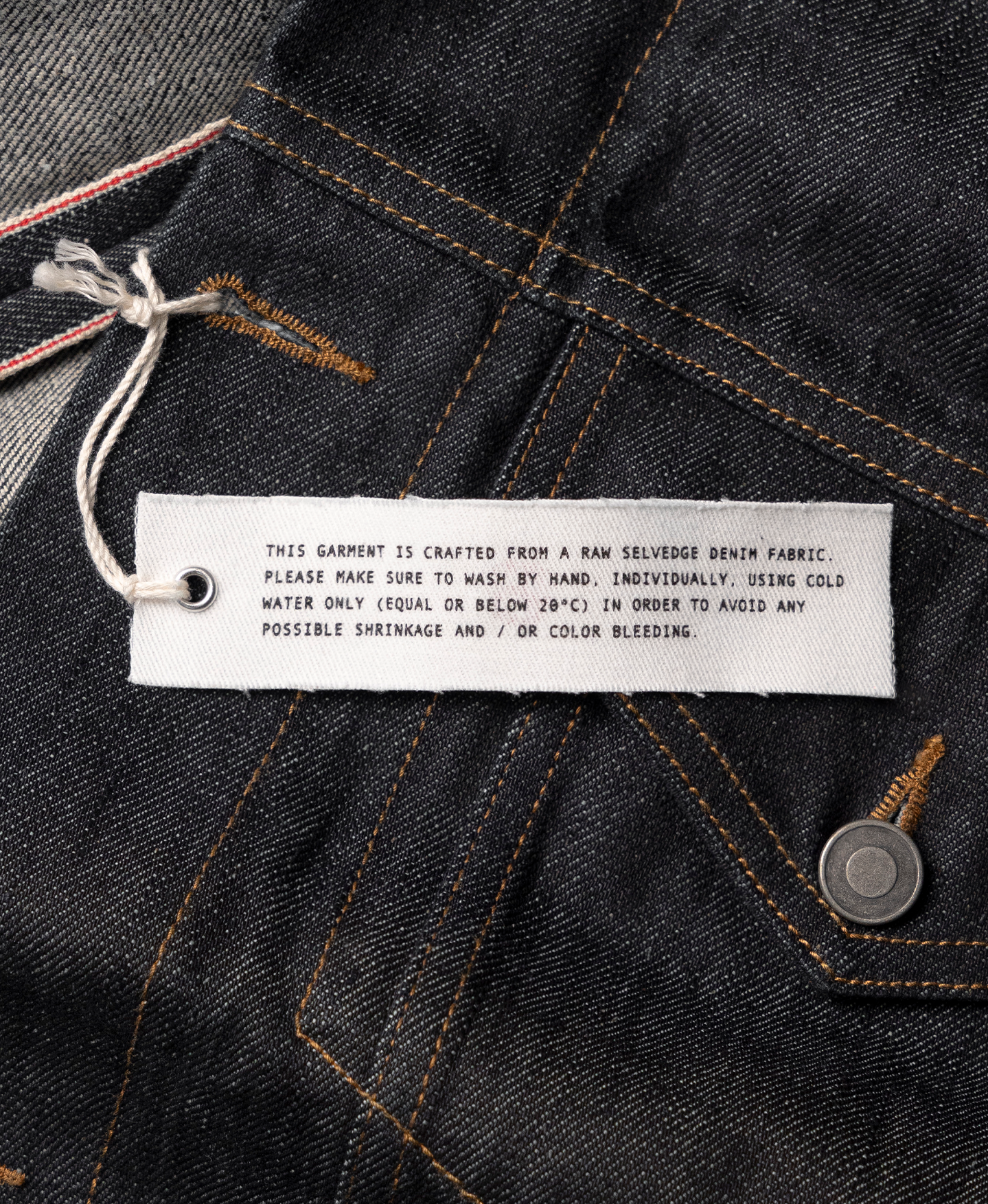 14 oz 'Indigo' Selvedge Raw Denim Jacket