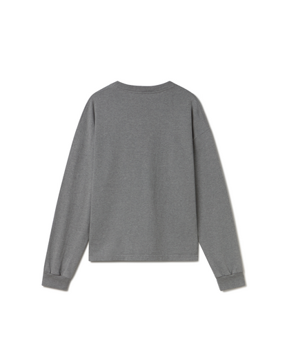 300 GSM 'Ash Gray' Longsleeve