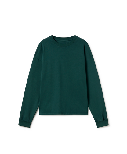 300 GSM 'British Racing Green' Longsleeve