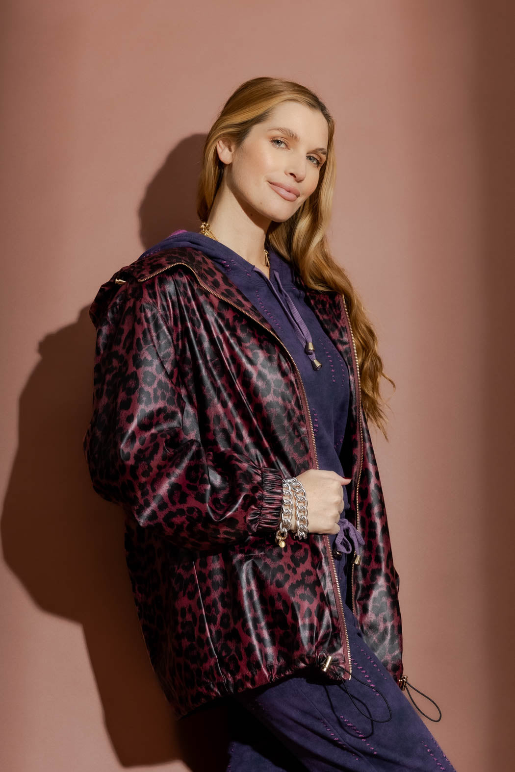 Burgundy Animal Raincoat Burgundy S
