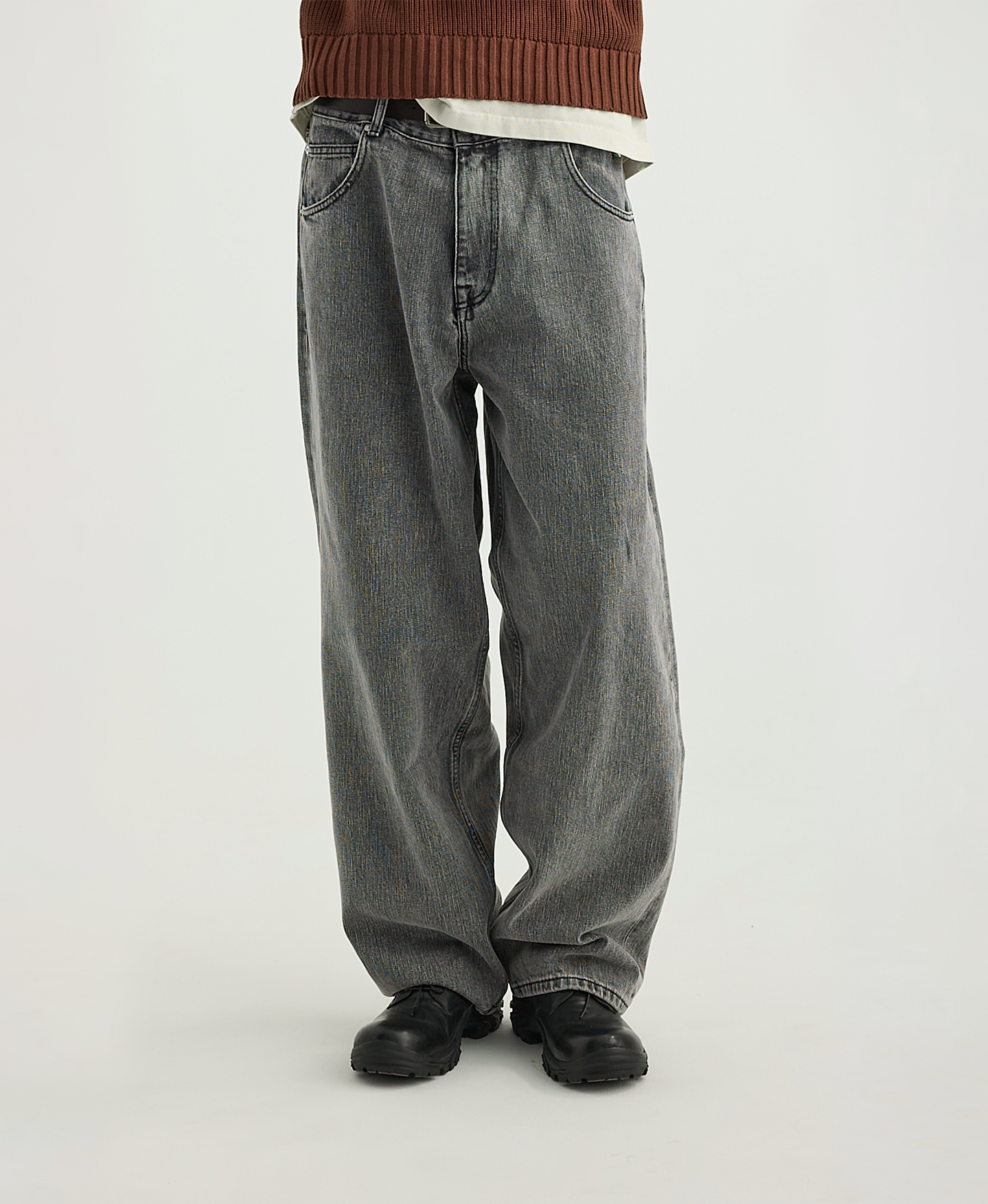 14oz 'Gray' Wash Selvedge Denim Jeans