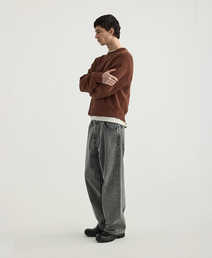 14oz 'Gray' Wash Selvedge Denim Jeans