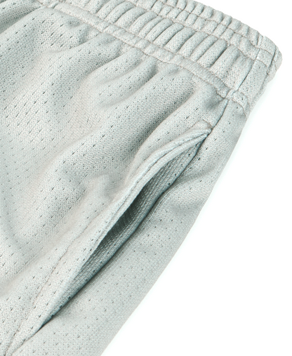 250 GSM 'Neutral Gray' Mesh Shorts