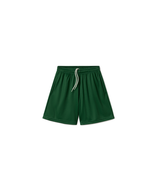 250 GSM 'Pine Green' Mesh Shorts