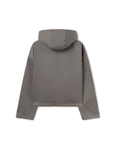 'Mud Gray' Twill Jacket