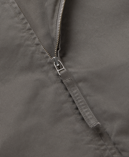 'Mud Gray' Twill Jacket
