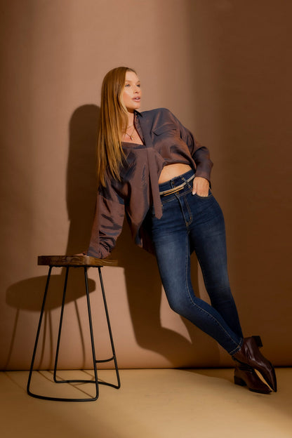 Dark Denim Corset Miracle Jean Dark Denim
