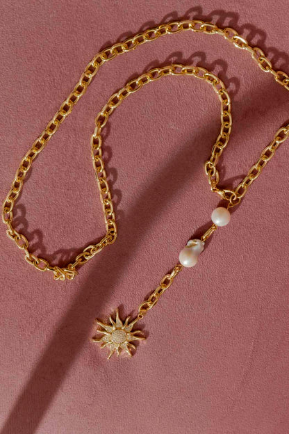 Gold Sun Necklace
