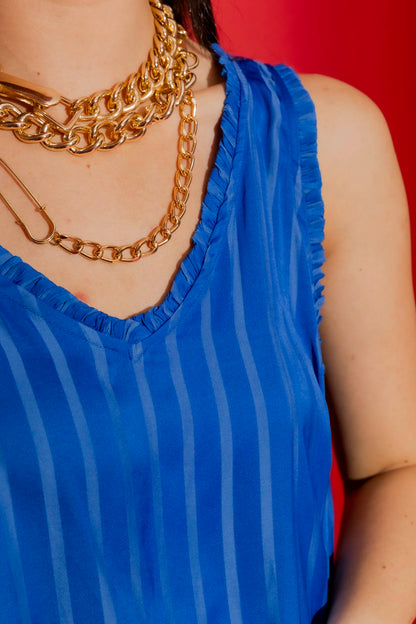 Cobalt Frill Cami