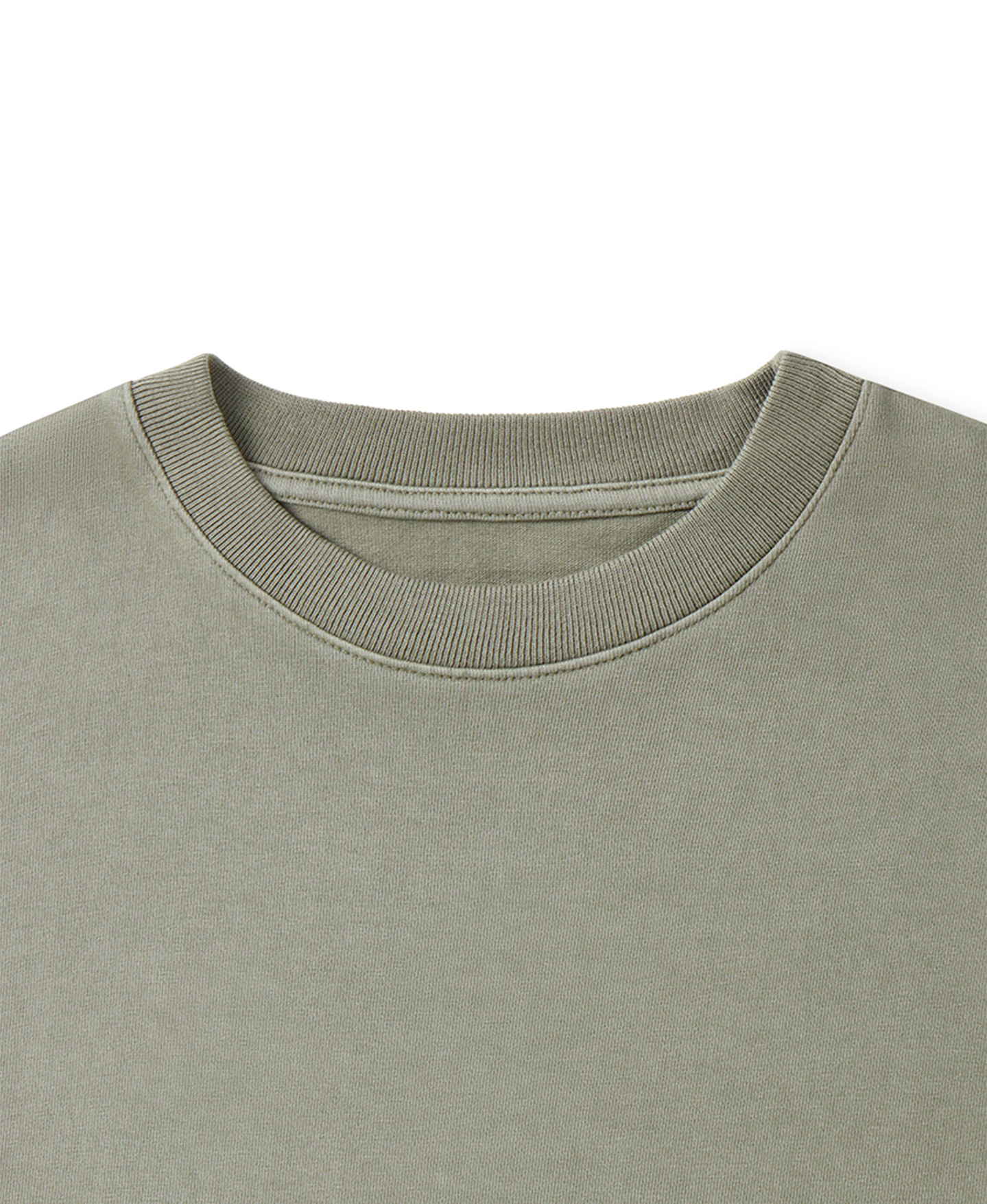 300 GSM 'Vintage Olive Green' T-Shirt