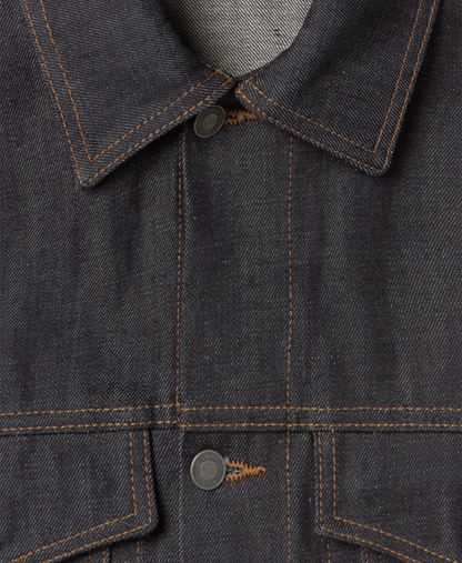 14 oz 'Indigo' Selvedge Raw Denim Jacket