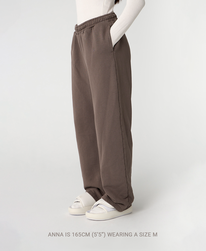 600 GSM 'Olive' Straight-leg Pants