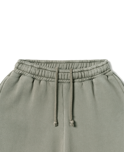 600 GSM 'Vintage Olive' Straight-leg Pants