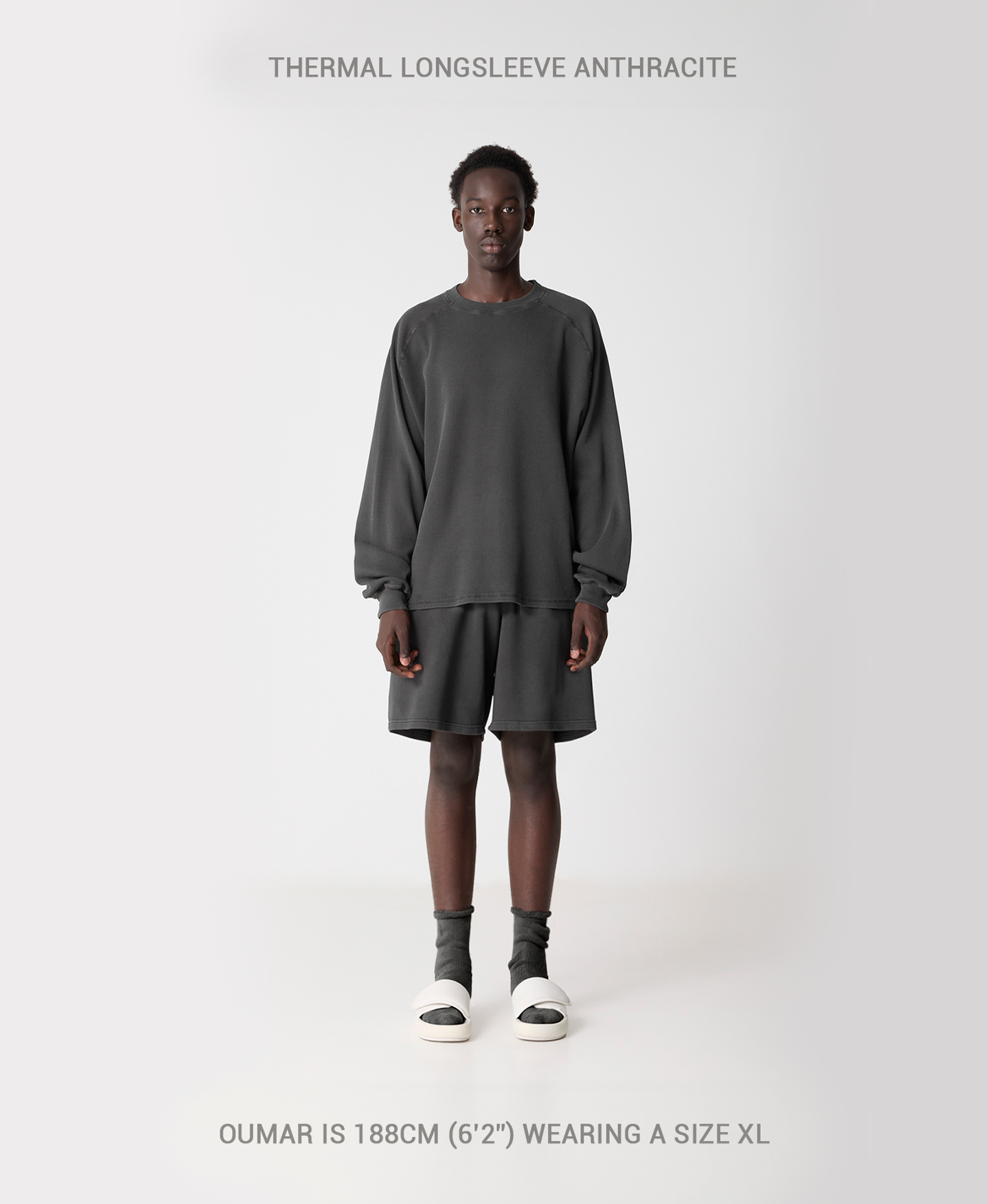 350 GSM 'Anthracite' Thermal Longsleeve