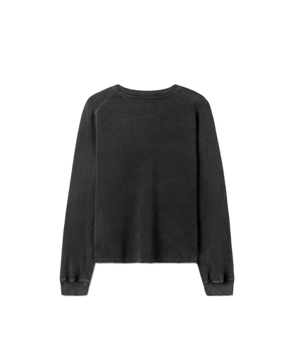 350 GSM 'Vintage Black' Thermal Longsleeve