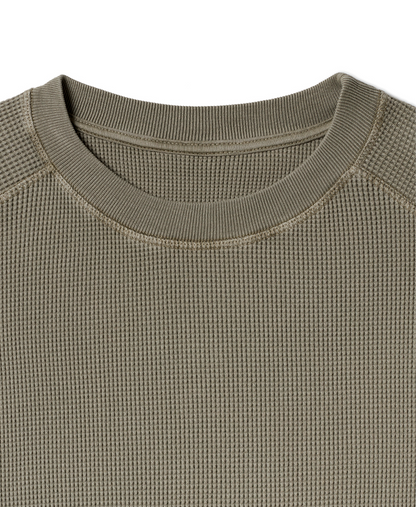 350 GSM 'Vintage Olive' Thermal Longsleeve