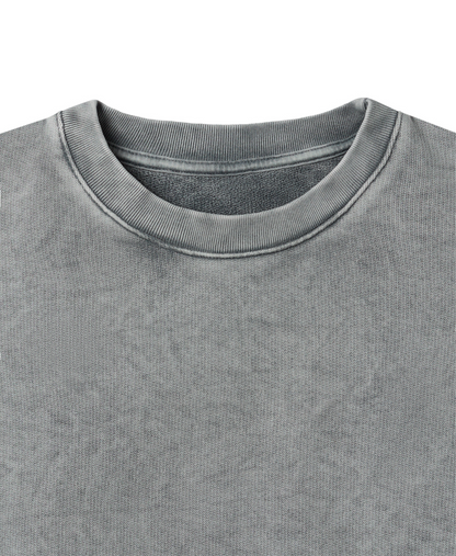600 GSM 'Vintage Gray' Crewneck