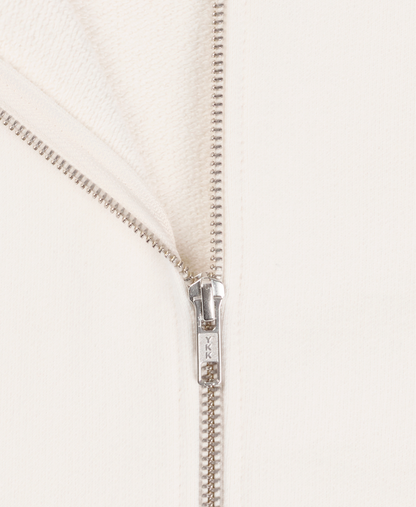600 GSM 'Bone White' Zipper
