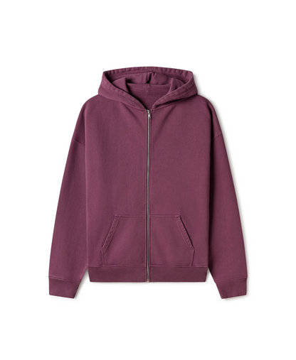 600 GSM 'Wine' Zipper