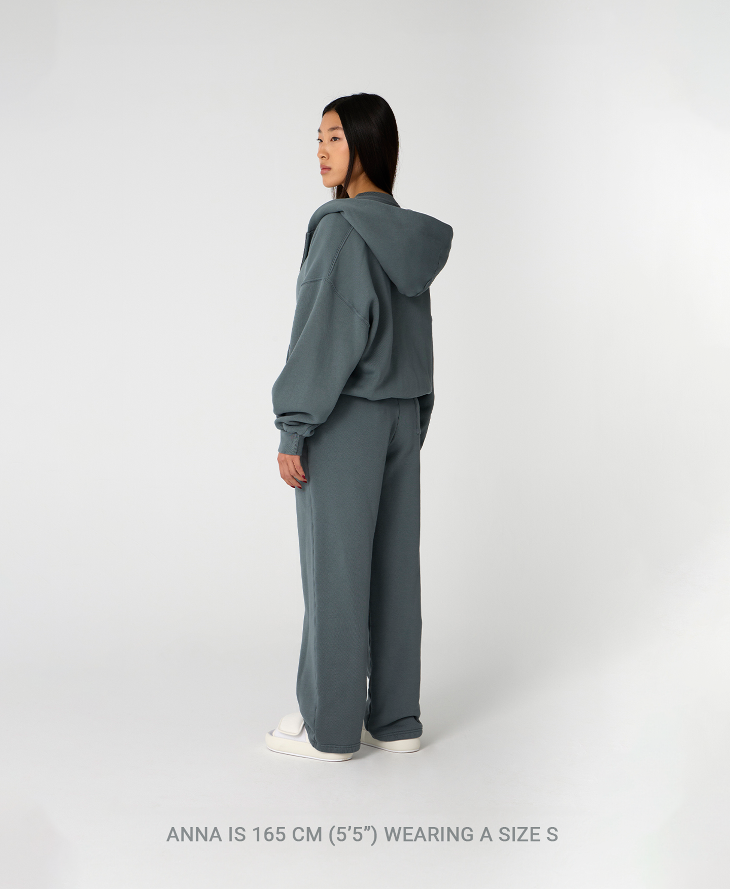 450 GSM 'Bone White' Zipper