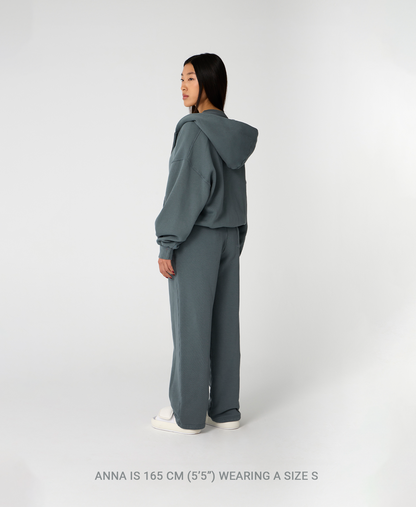 450 GSM 'Bone White' Zipper