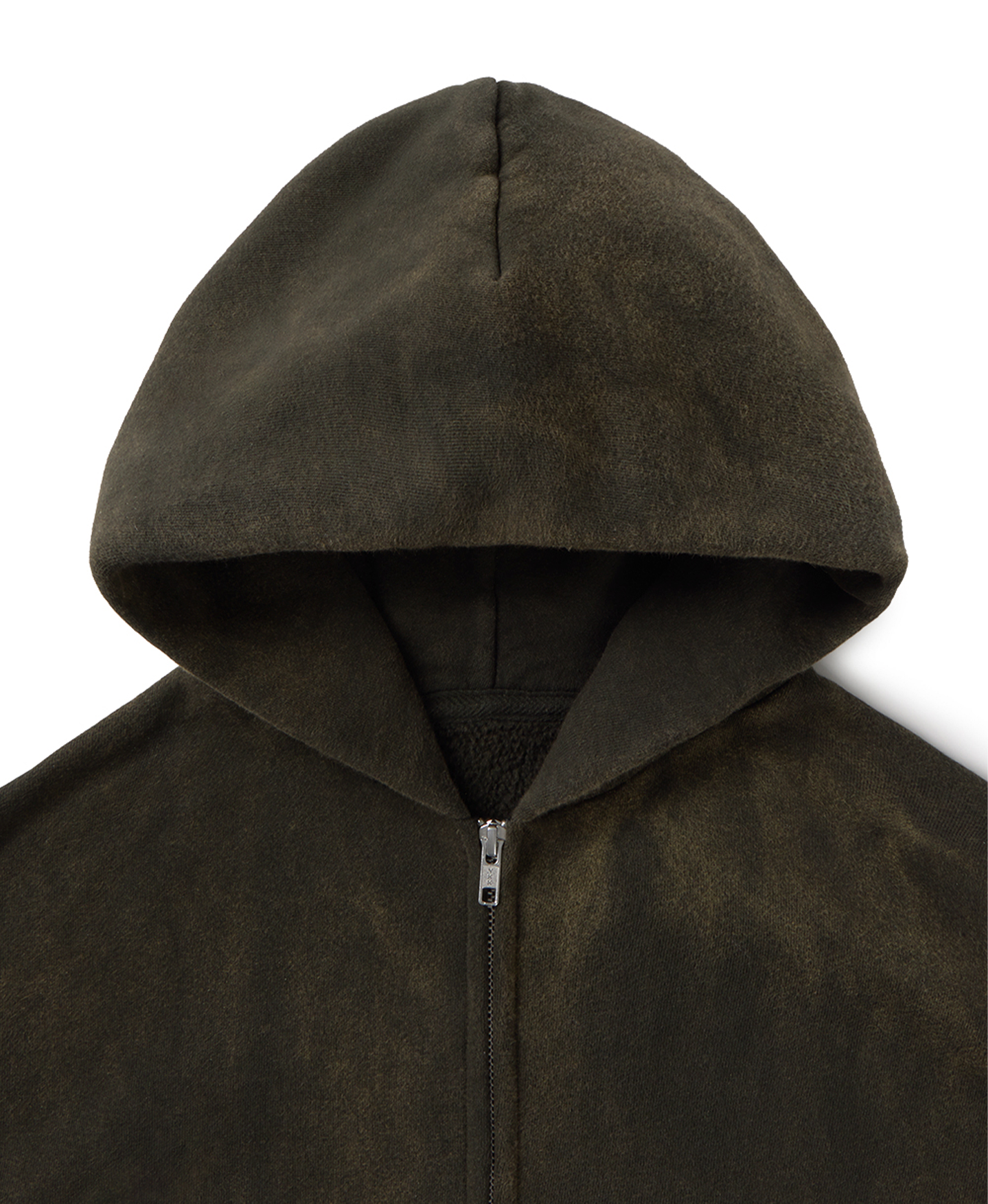 450 GSM 'Bleach Black' Zipper