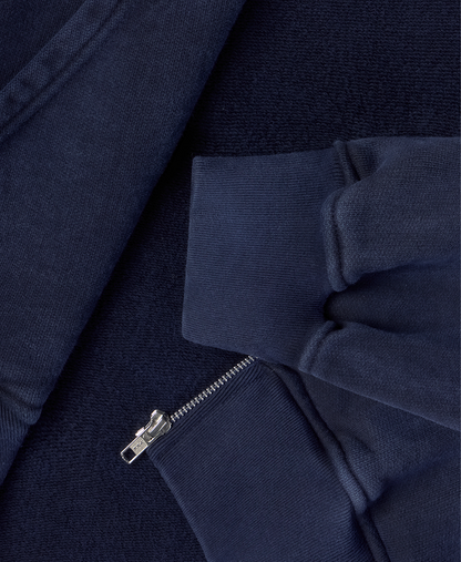 600 GSM 'Vintage Navy' Zipper
