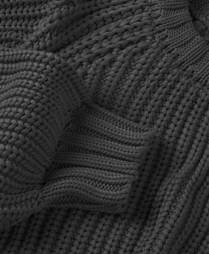 3 Gauge 'Anthracite' Knit