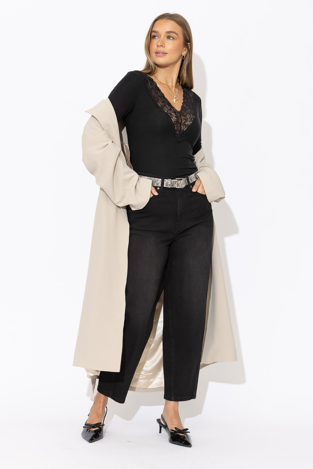 Black Barrel Jean